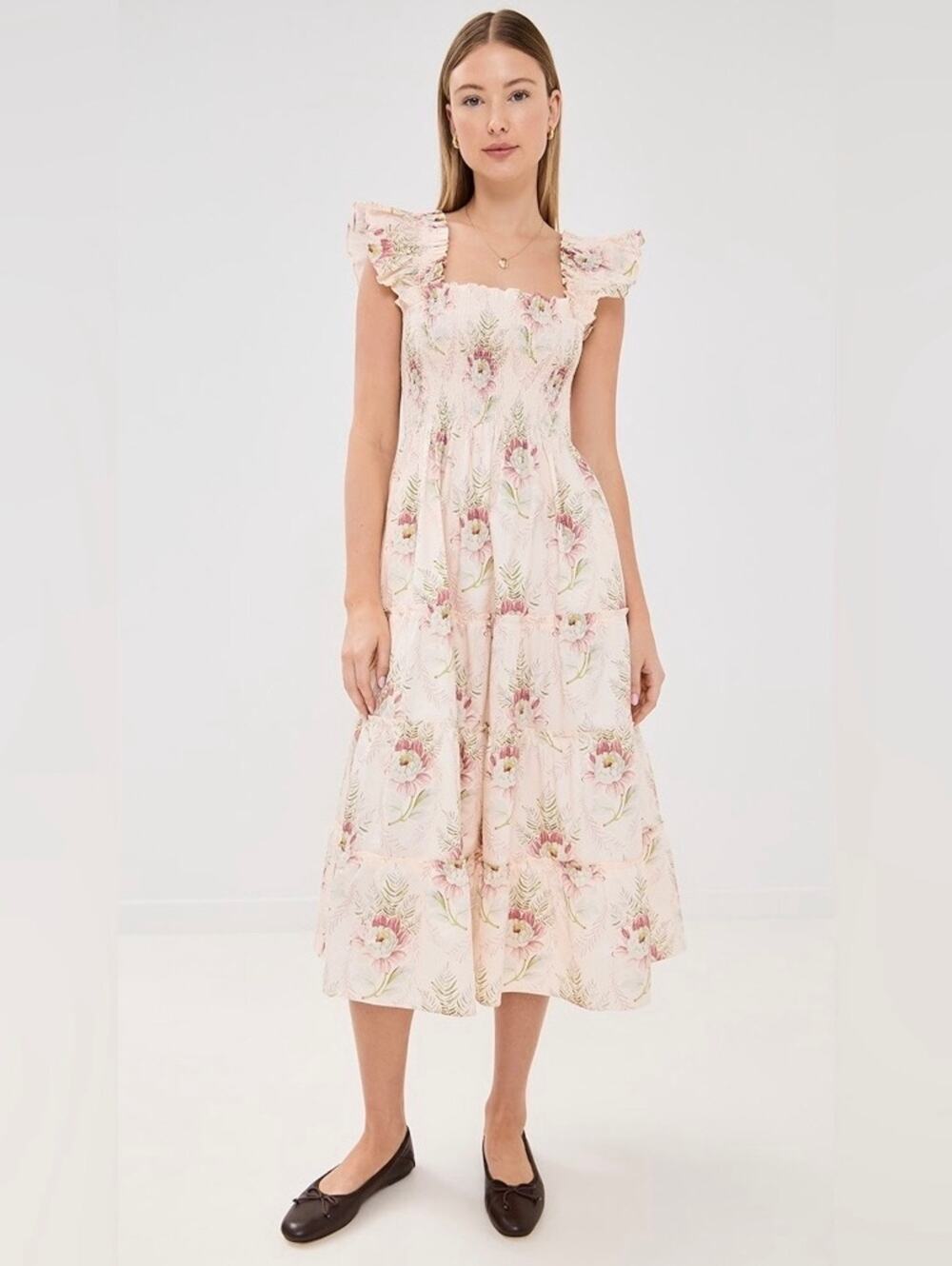 HILL HOUSE HOME Ellie Nap Dress in Paradise Floral L